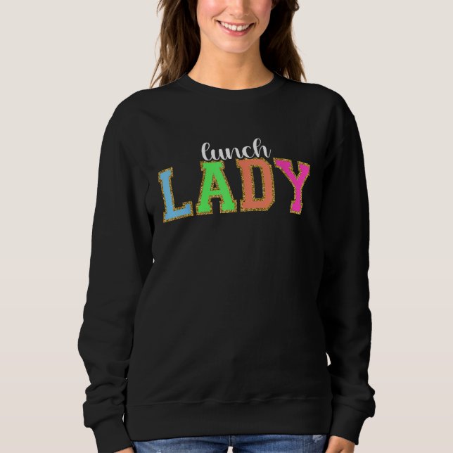 Lunch Lady Funny Back to School Worker Appreciatio T Shirt (Framsida)
