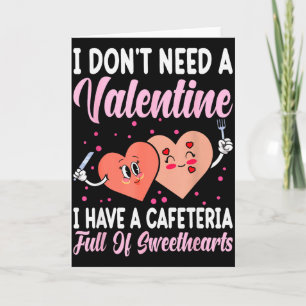 Lunch Lady Gift Co. Rolig Alla Hjärtans Dag - Svar Kort
