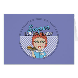 Lunch Lady Hälsningskort