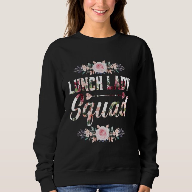 Lunch Lady Squad Back To School  Women School T Shirt (Framsida)