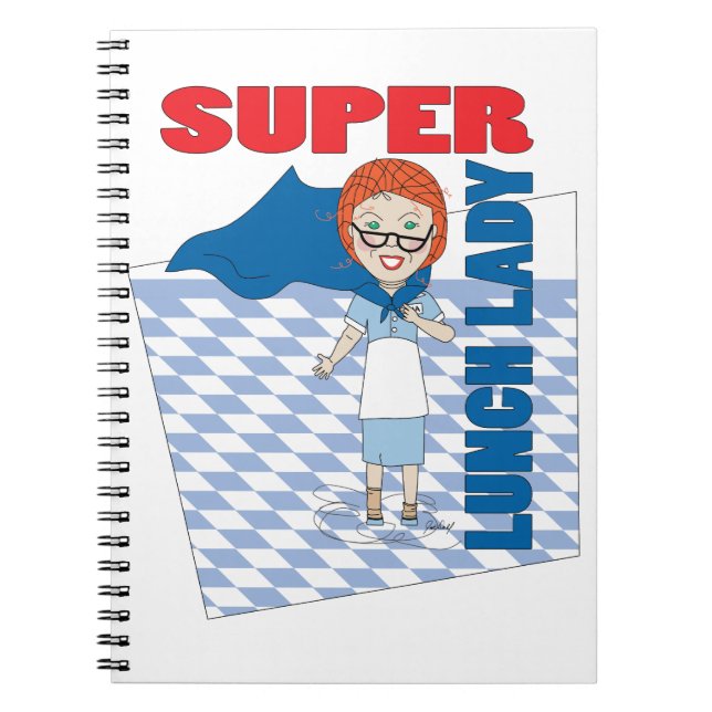 Lunch Lady - Super Lunch Lady Anteckningsbok (Framsidan)