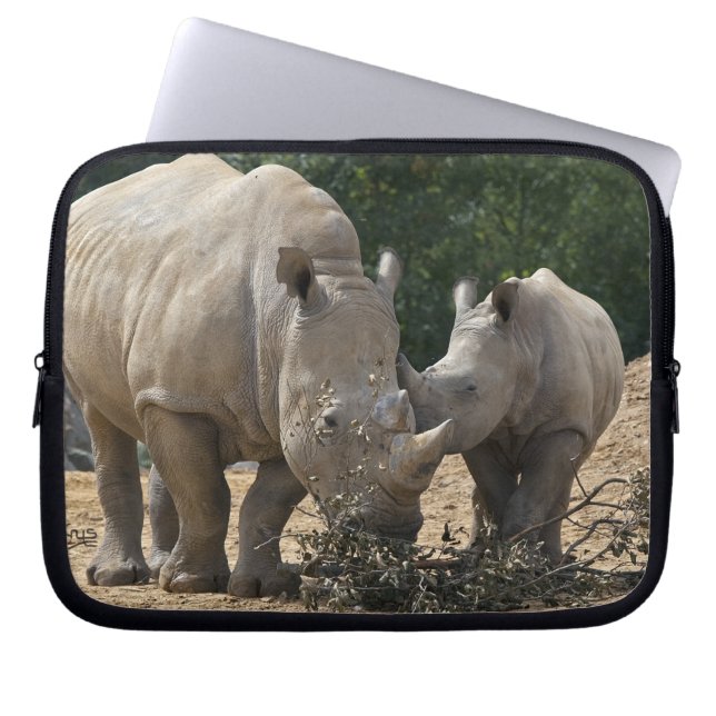 Lunch med morsalaptop sleeve (Framsidan)