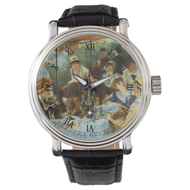 Lunch på båtutflykten av Pierre Renoir Armbandsur (Framsida)