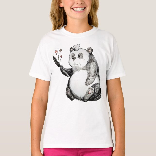 Lunch Panda T-Shirt (Framsida)