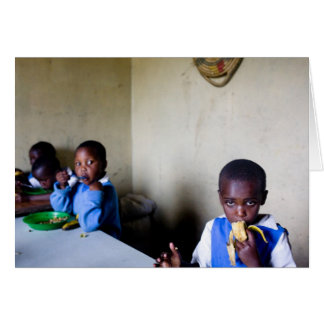 Lunch, Saidia Orphanage Hälsningskort