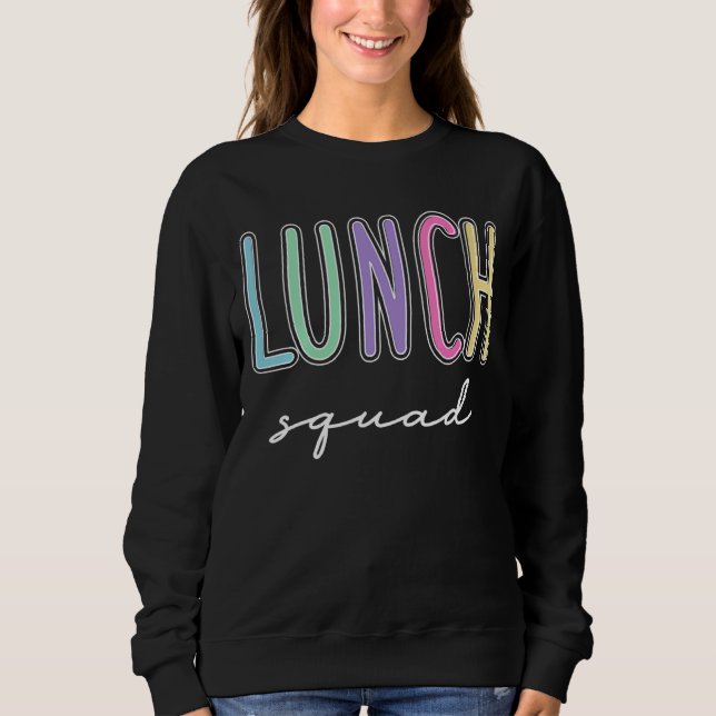 Lunch Squad Group Matching School Cafeteria Crew S T Shirt (Framsida)
