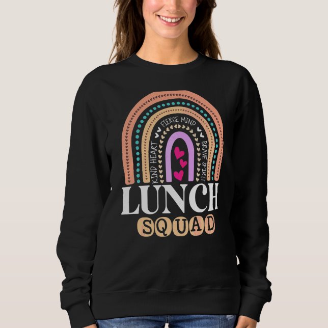Lunch Squad Group Matching School Cafeteria Crew S T Shirt (Framsida)