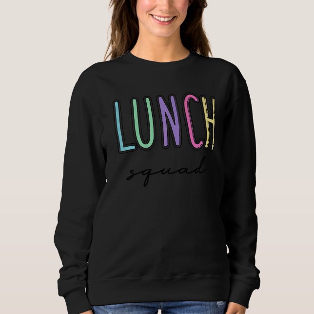 Lunch Squad Group Matching School Cafeteria Crew S T Shirt (Framsida)