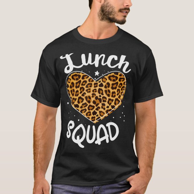 Lunch Squad Group Matching School Cafeteria Crew S T Shirt (Framsida)