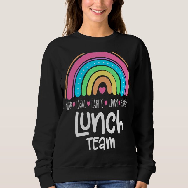 Lunch Team Group Leopard Matching School Spirit Da T Shirt (Framsida)