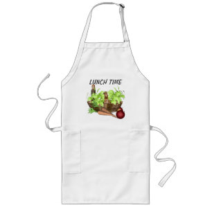 LUNCH TIME APRON LÅNGT FÖRKLÄDE