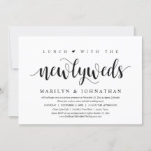 Lunch with the Newlyweds, Bröllop Elopement