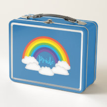 Lunchbox för nostalgi för regnbågepride Retro