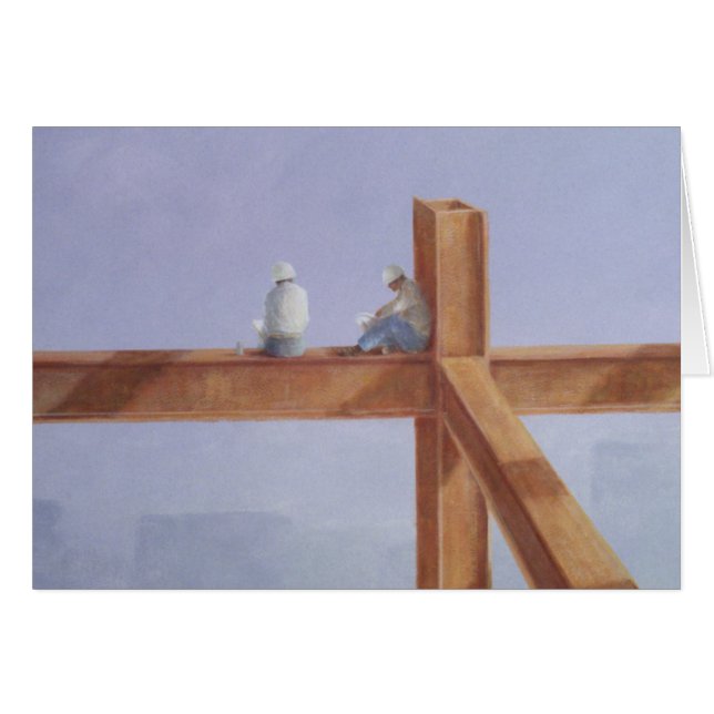 Lunchbreak 1985 hälsningskort (Framsidan Horizontal)