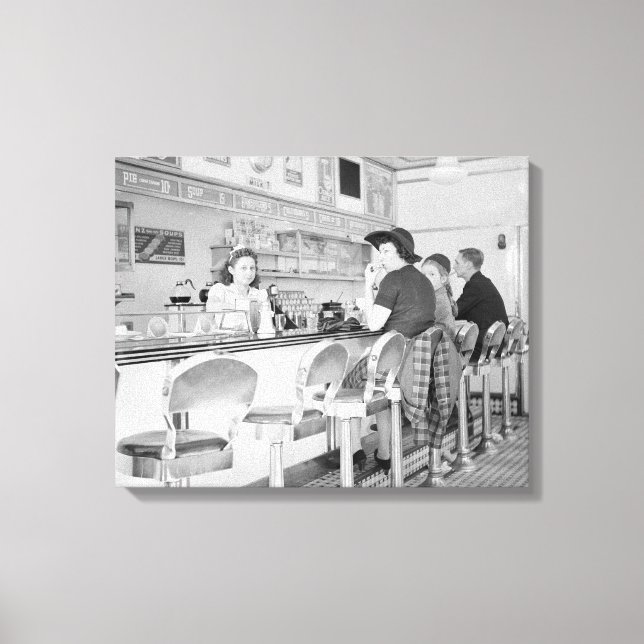 Lunchdisk, 1941 canvastryck (Framsida)