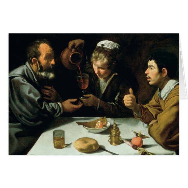 Lunchen, 1620 hälsningskort (Framsidan Horizontal)