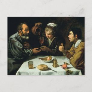Lunchen, 1620 vykort