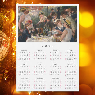 Lunchen för båtpartiet Renoir 2026 kalender