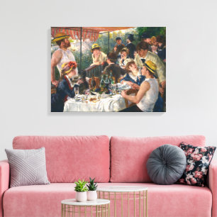 Lunchen för roddpartiet Renoir Canvastryck
