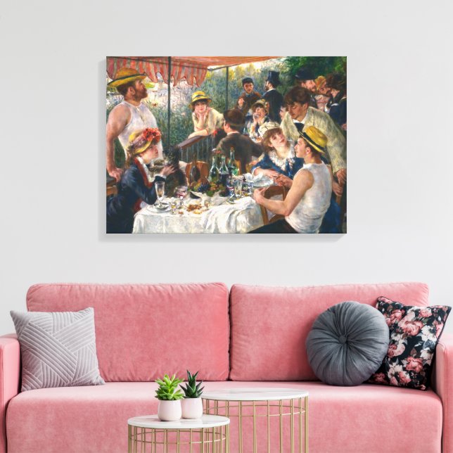 Lunchen för roddpartiet | Renoir | Canvastryck (Insitu (Vardagsrum))