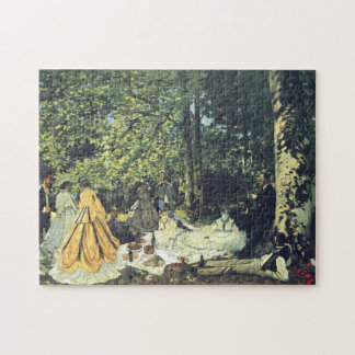 Lunchen på Grass Monet Fine Art Pussel