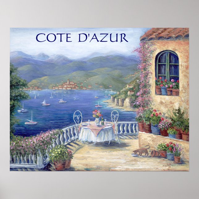 Lunchen på Terrace Poster (Framsidan)