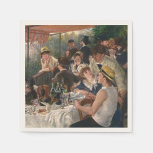 Luncheon av roddpartiet - Auguste Renoir Pappersservett