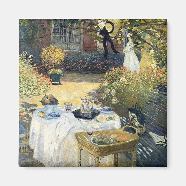 Luncheon Claude Monet Magnet (Framsidan)