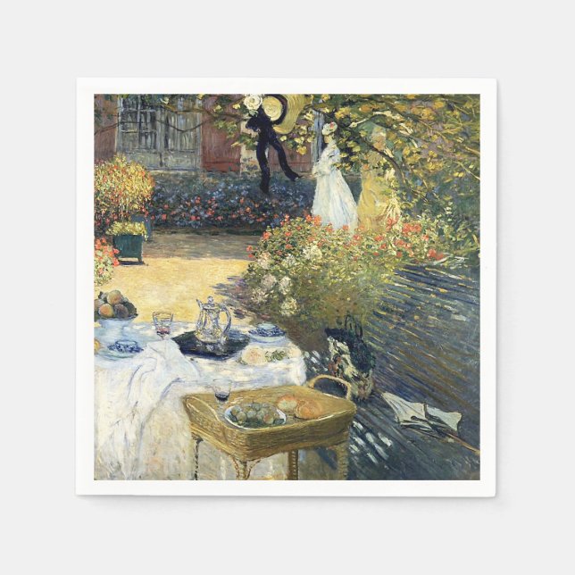 Luncheon Claude Monet Pappersservett (Framsidan)