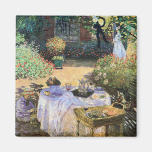 Luncheon Firande Claude Monet Fine Art Magnet