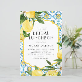Luncheon-inbjudan till Möhippan i Lemon Mediterran