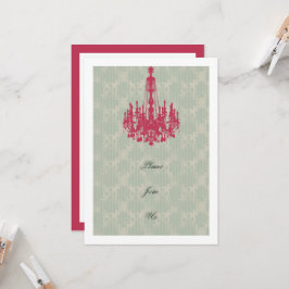 Luncheon-mall för möhippa inbjudningar