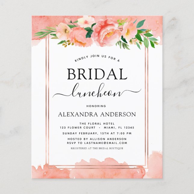 Luncheon-Möhippan Budget Coral Peach (Framsida)