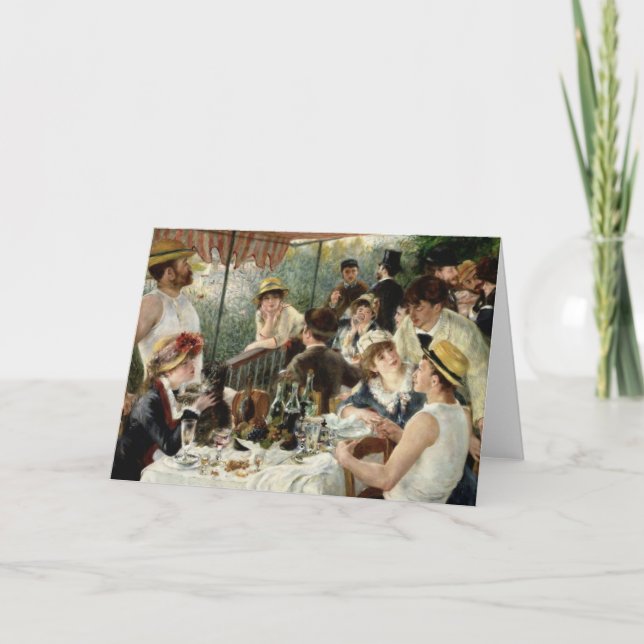 Luncheon of the Boating Party Kort (Framsida)