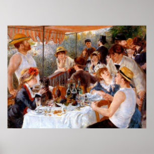 Luncheon of the Boating Party Poster