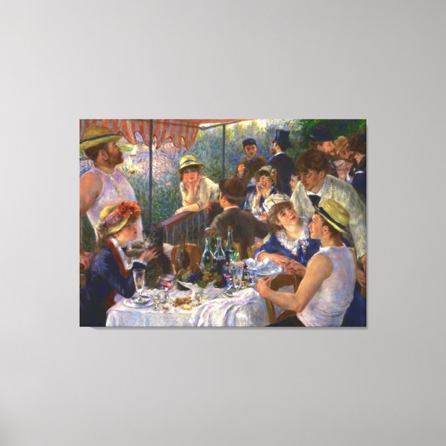 Luncheon of the Boating Party Renoir Fine Art Canvastryck (Framsida)