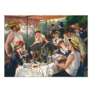 Luncheon of the Boating Party Renoir Fototryck