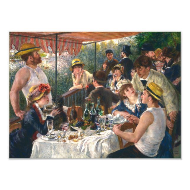 Luncheon of the Boating Party | Renoir | Fototryck (Framsidan)