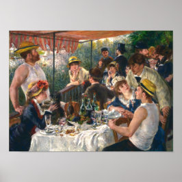Luncheon of the Boating Party | Renoir | Poster