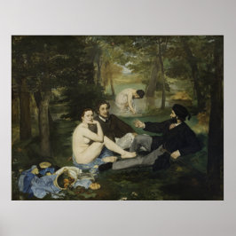 Luncheon on on Grass by Edouard Manet Poster