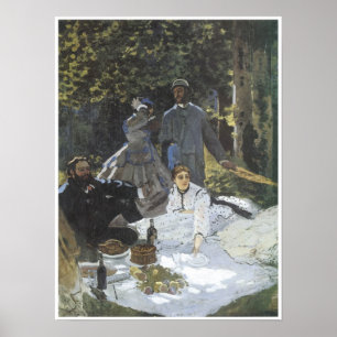Luncheon på gräset, 1865 poster