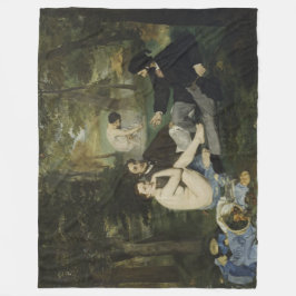 Luncheon på gräset av Edouard Manet Fleecefilt