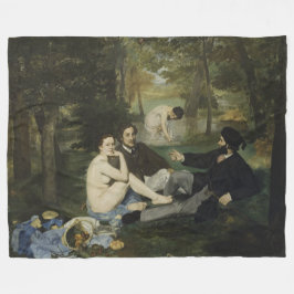 Luncheon på gräset av Edouard Manet Fleecefilt
