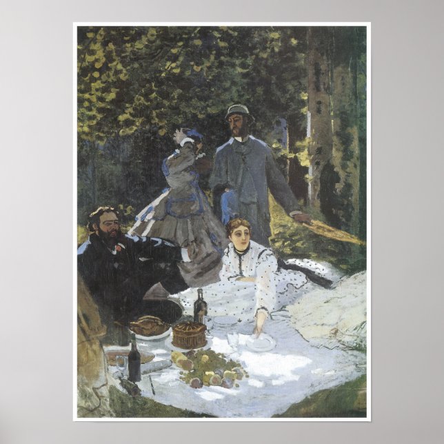 Luncheon på Grass 1865 Poster (Framsidan)
