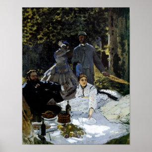 Luncheon på Grass (Le déjeuner sur l'herbe) Poster