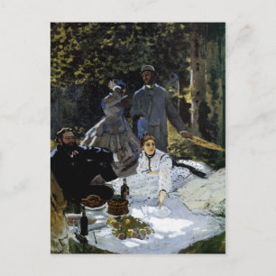 Luncheon på Grass (Le déjeuner sur l'herbe) Vykort