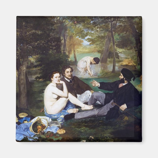 Luncheon på Grass, Manet Magnet (Framsidan)