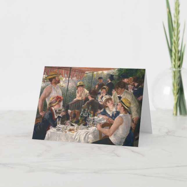 Luncheon the Boating Party - Auguste Renoir Kort (Framsida)