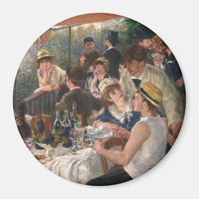 Luncheon the Boating Party - Auguste Renoir Magnet (Framsidan)