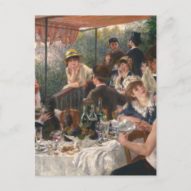 Luncheon the Boating Party - Renoir Inbjudan Vykort (Framsida)
